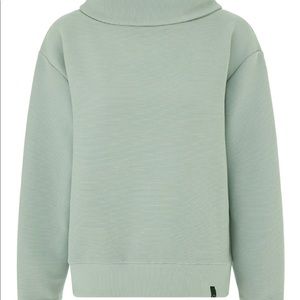 Varley NWOT Simon ribbed side zipper sweatshirt XS